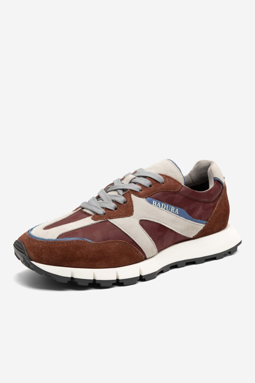 Półbuty Badura JEFFREY-04 MI08 Bordowy