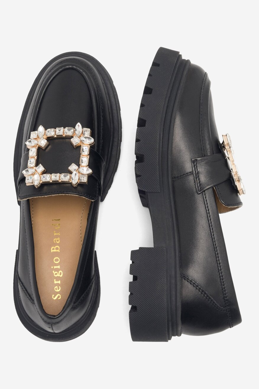 Półbuty Sergio Bardi EST-B1009-01SB Czarny