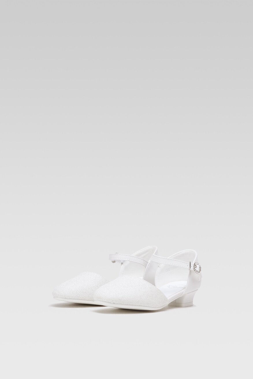 Baleriny Nelli Blu CM2110004CL-2 Biały