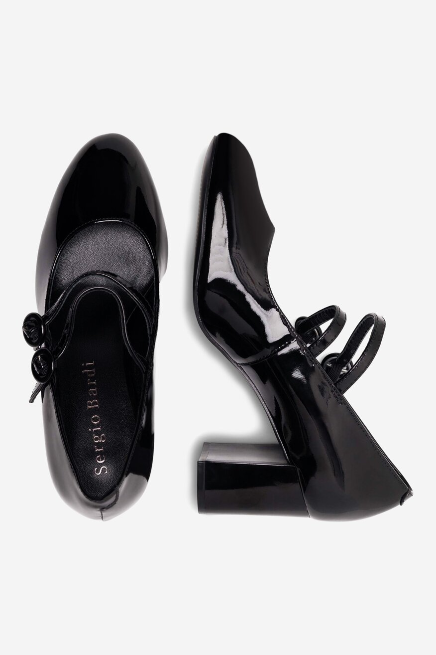Czółenka Sergio Bardi WYL3303-2Z-SB Czarny