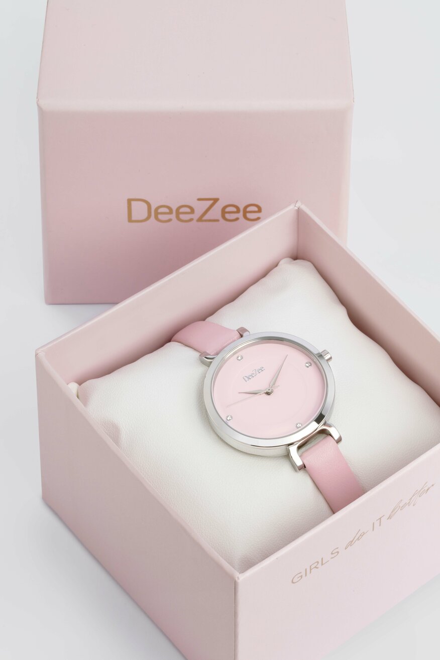 Zegarek DeeZee DZ WOMEN WATCH 02017220 Różowy jasny