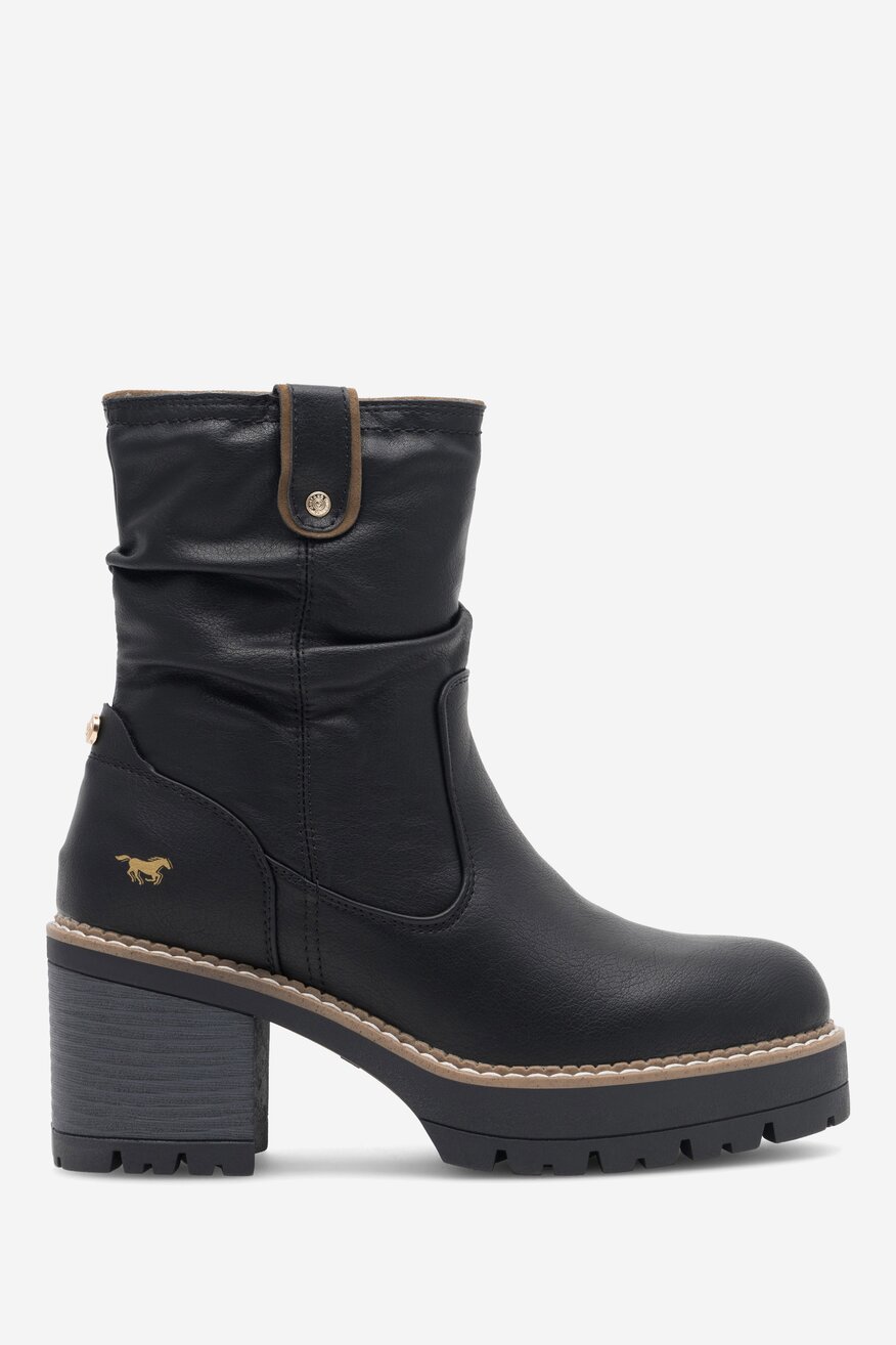 Botki Mustang 1473-601 Czarny