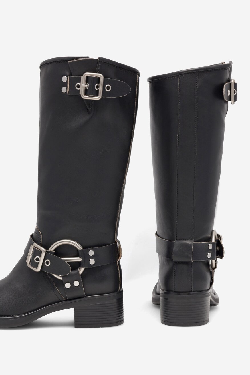 Kozaki Badura MANGUALDE-V1272-215 Czarny