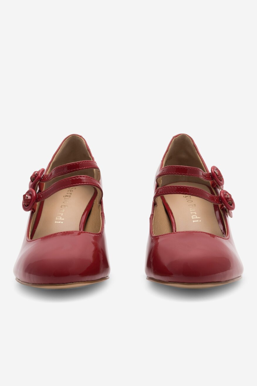 Czółenka Sergio Bardi WYL3303-2Z-SB Czerwony