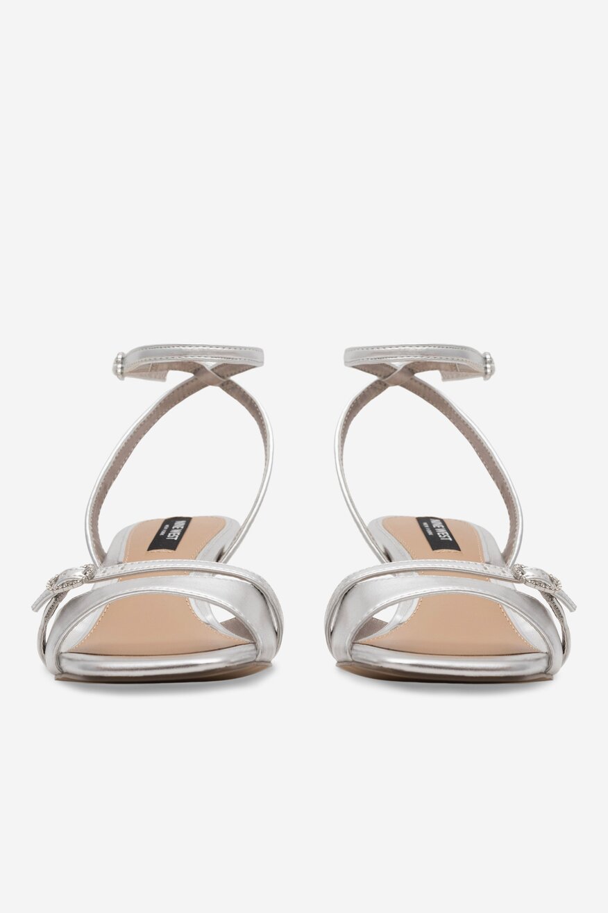 Sandały NINE WEST FEROZA BYCCC02 Srebrny