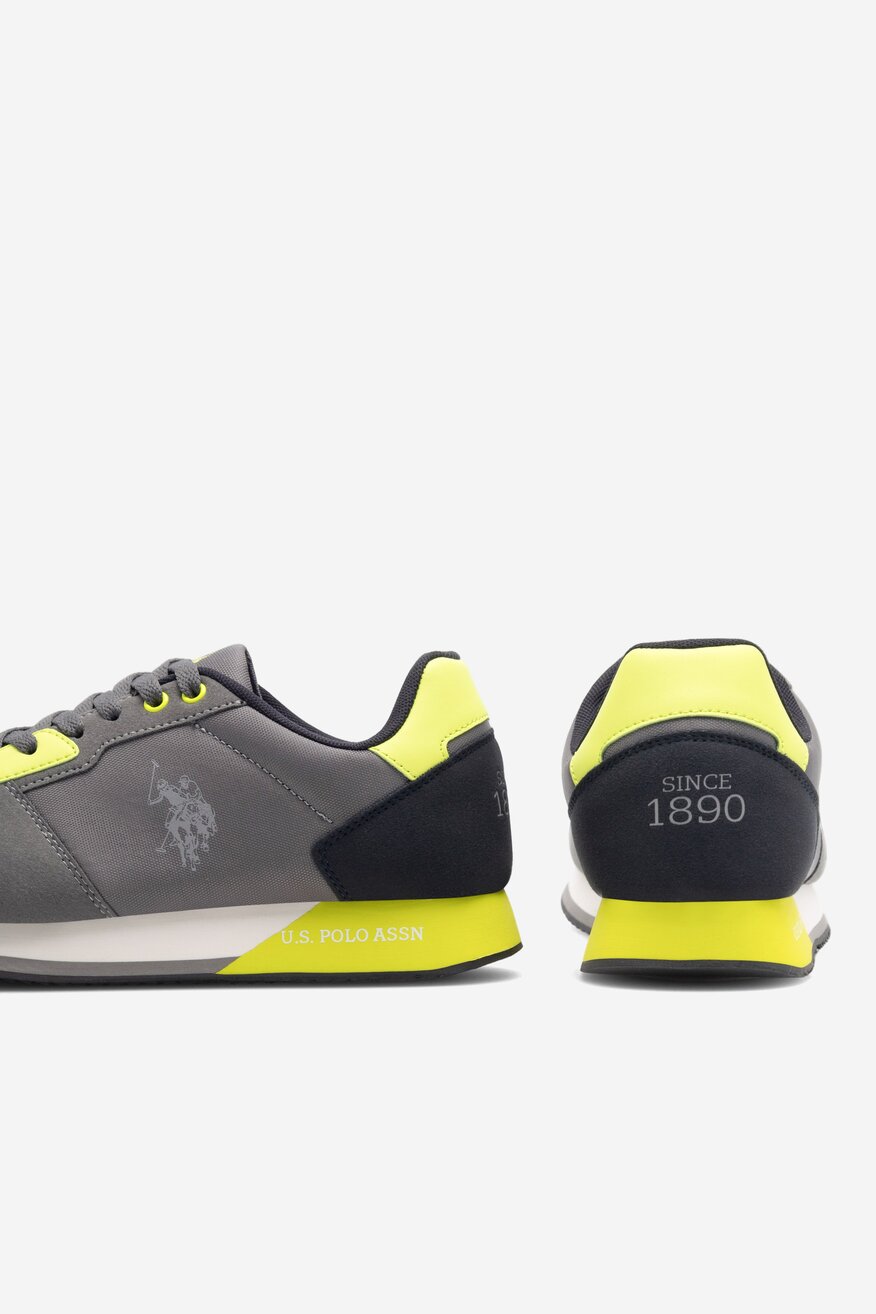 Sneakers U.S. POLO ASSN. NOBIL011M/CNH1 Szary ciemny