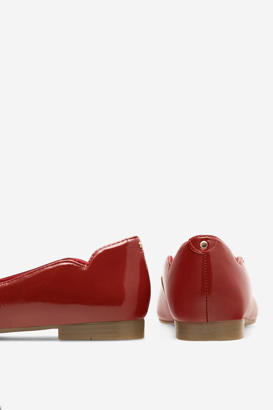 Baleriny Sergio Bardi RST-C1051-01SB Czerwony