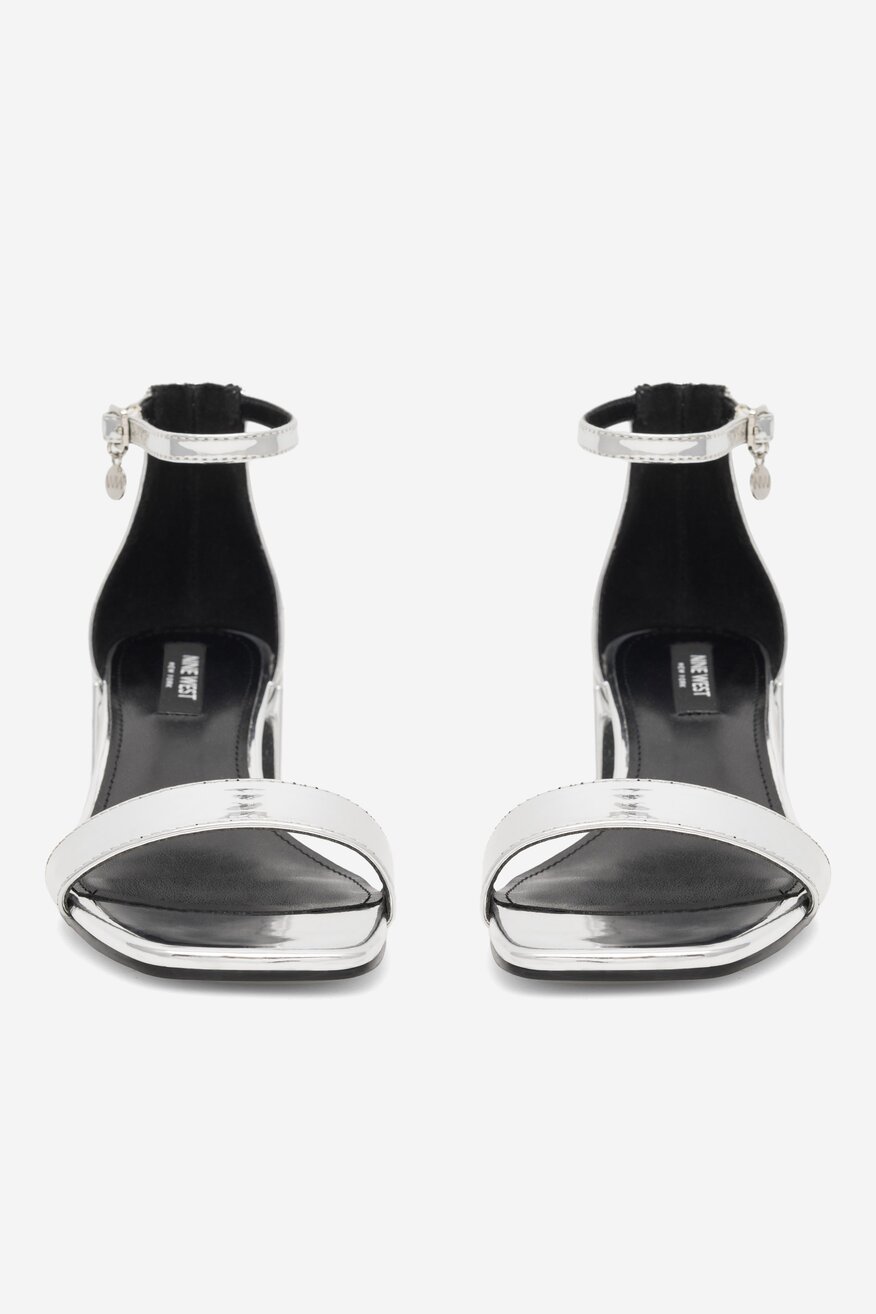 Sandały NINE WEST ERMINA FF-2308 Srebrny