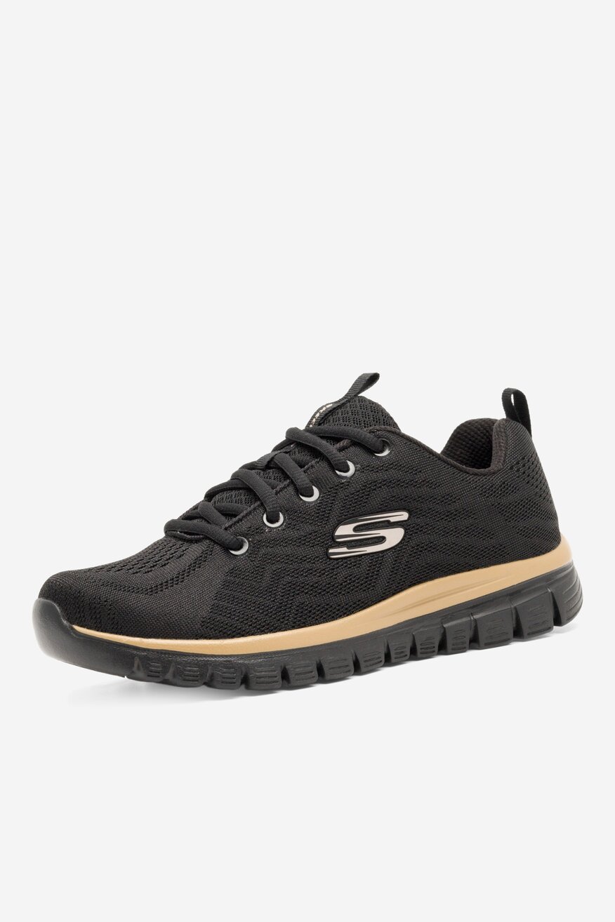 Obuwie sportowe Skechers GRACEFUL - GET CONNECTED 12615 BKRG Czarny