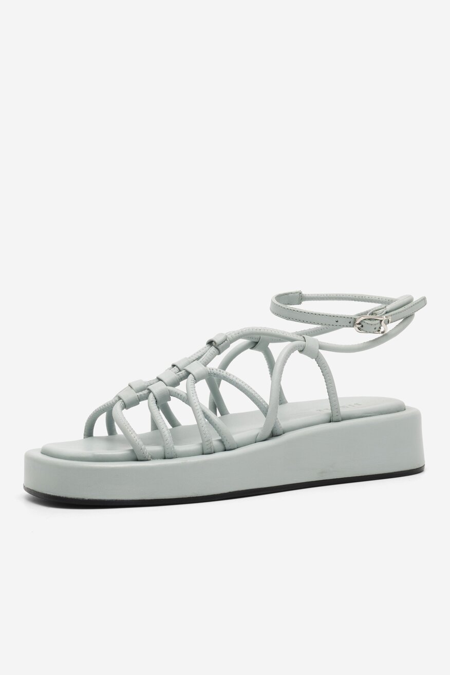 Sandały SIMPLE ANDORA-101666 Niebieski