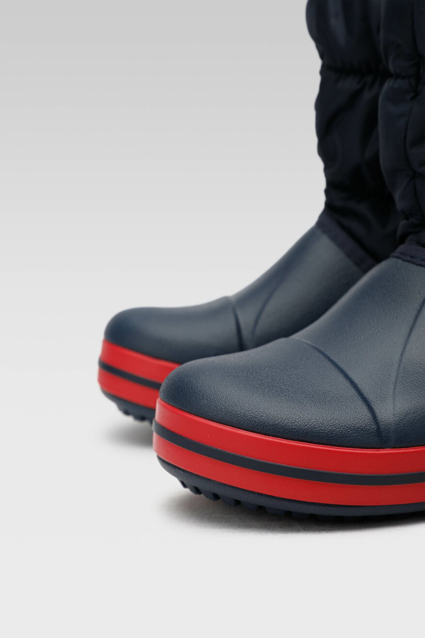 Kozaki Crocs WINTER PUFF BOOT KIDS 14613-485 Granatowy