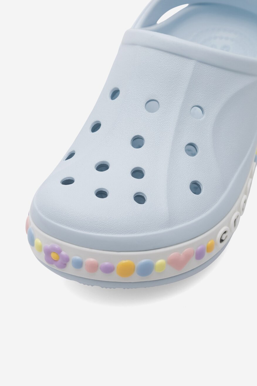 Klapki basenowe Crocs BAYABAND CHAM BAND CLOG K 208101-4JQ Niebieski