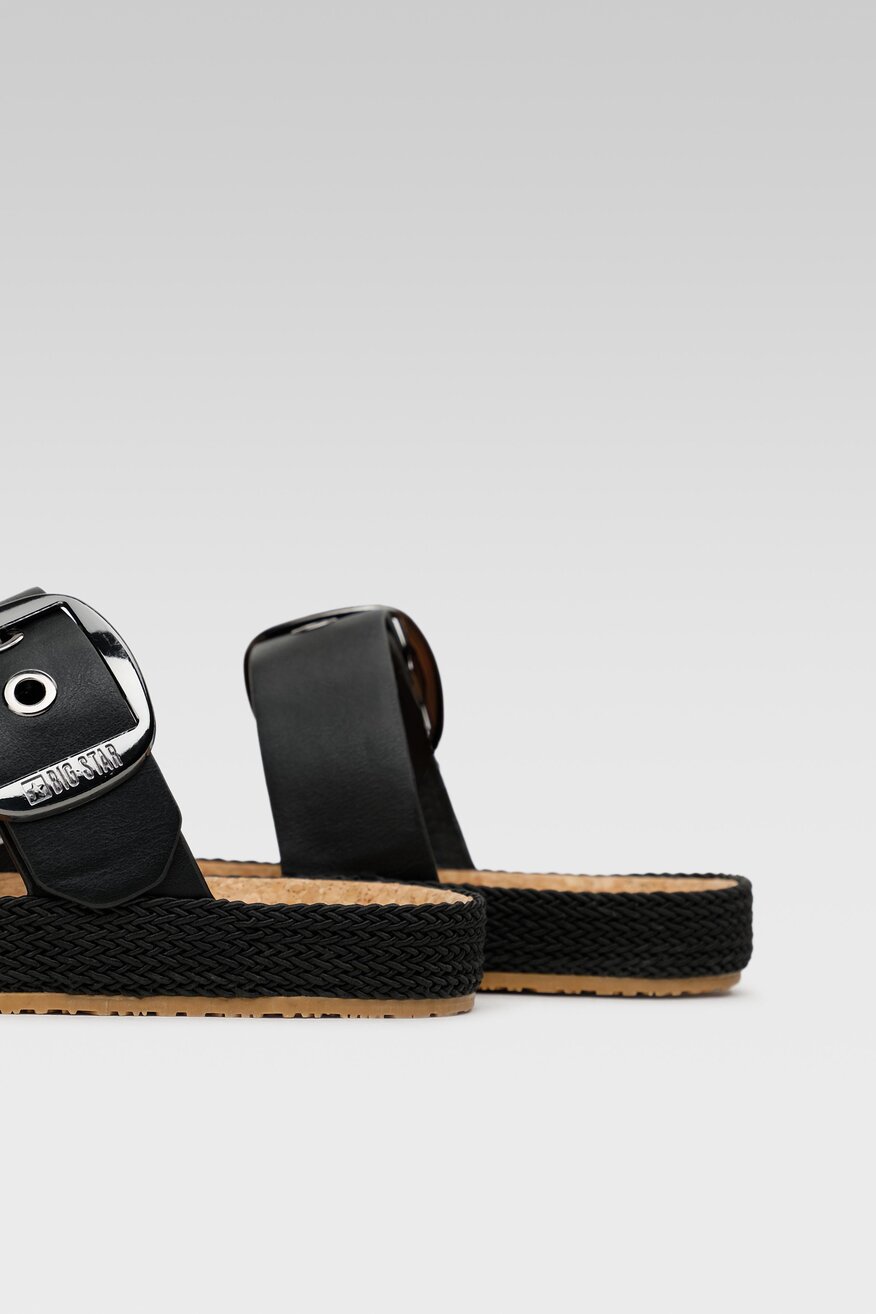 Klapki Big Star JJ274730C Czarny