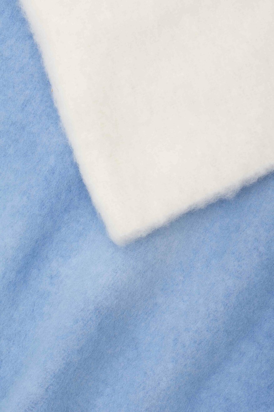 Szalik damski Jenny Fairy 4W4-017-AW23 Niebieski