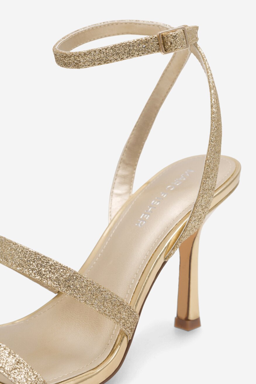 Sandały MARC FISHER F-DERIC3 GOL02 Złoty