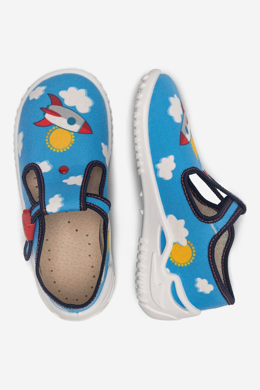 Kapcie Action Boy KAPCIE RAKIETA Niebieski