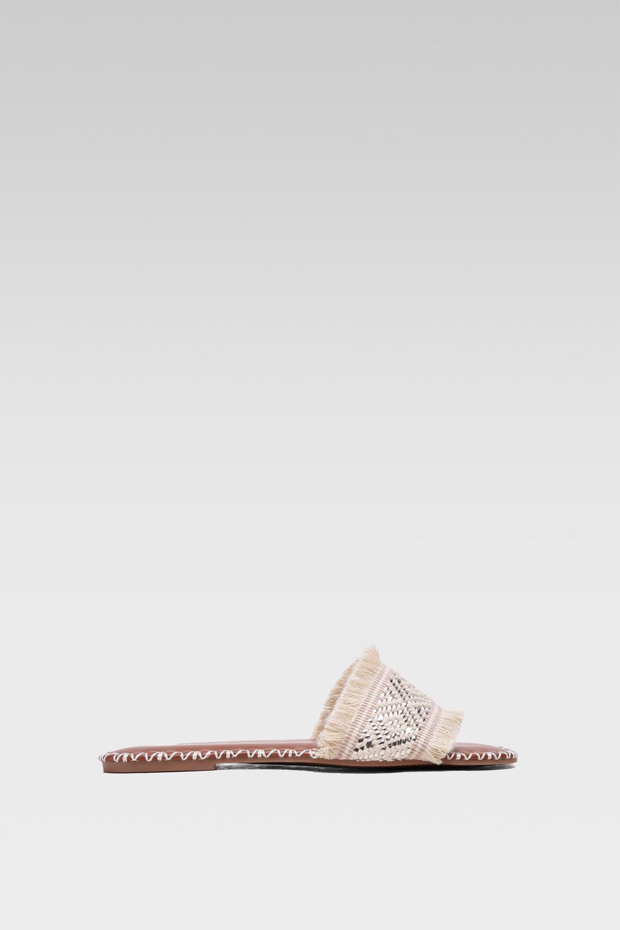 Klapki Bassano 23954 Beżowy