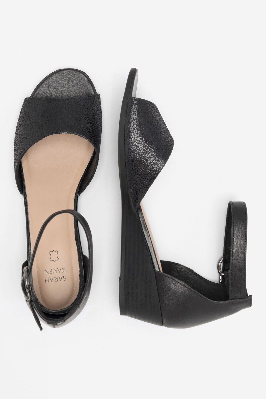 Sandały Sarah Karen EST-TTT-09 Czarny