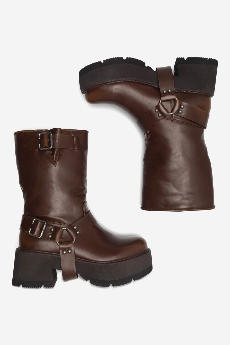 Botki Jenny Fairy SIV WS22236-05 Brązowy