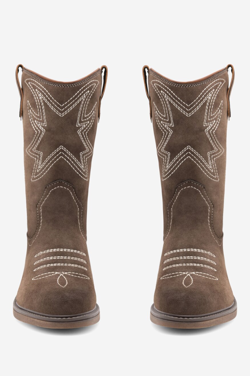 Kozaki Mustang 1478-503 Brązowy ciemny