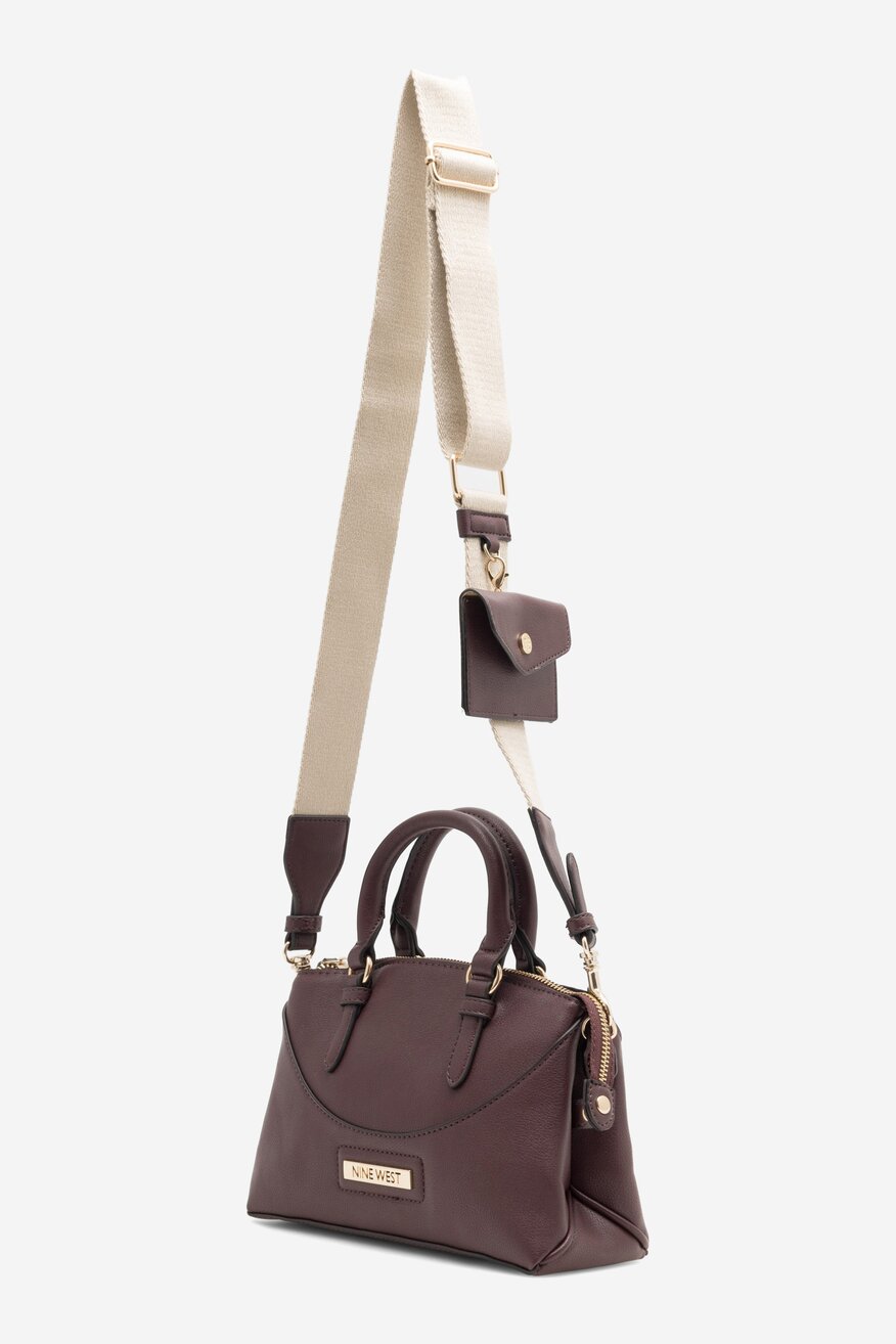 Torebka NINE WEST CORA NGB134276 Bordowy