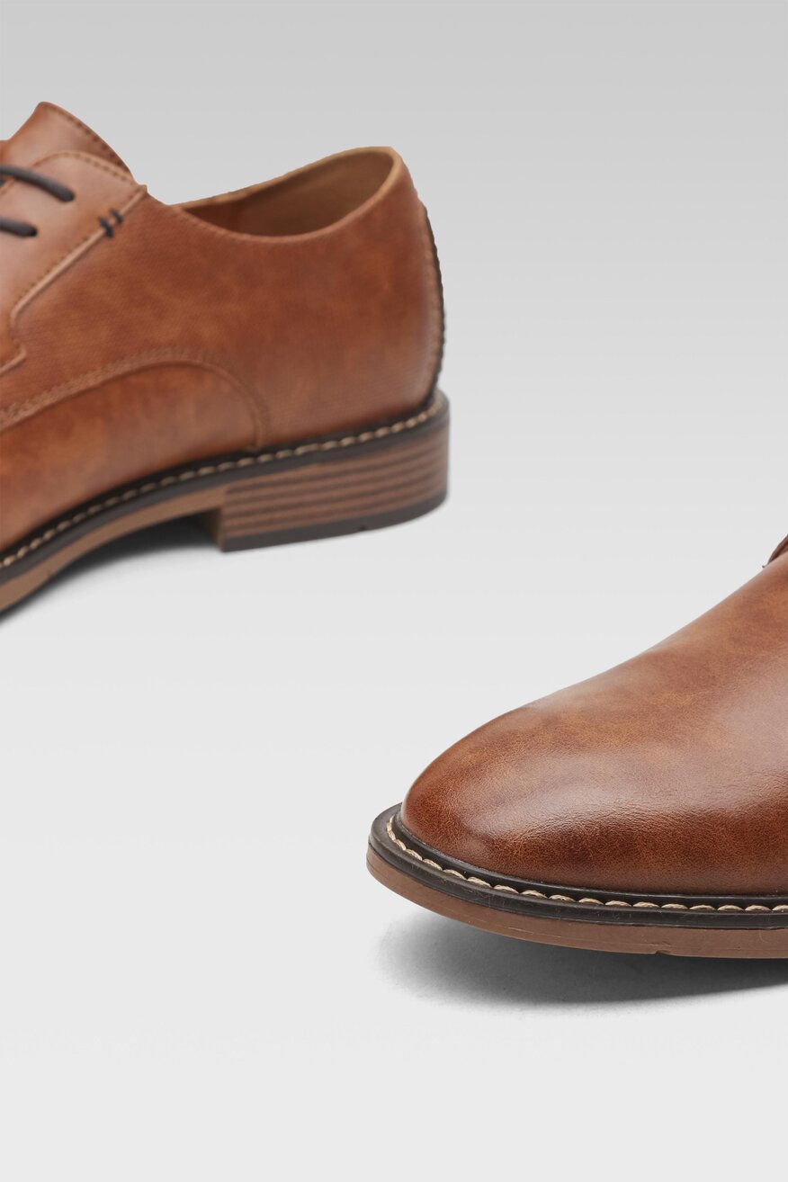 Półbuty Lanetti 120AM1888-1 Brązowy