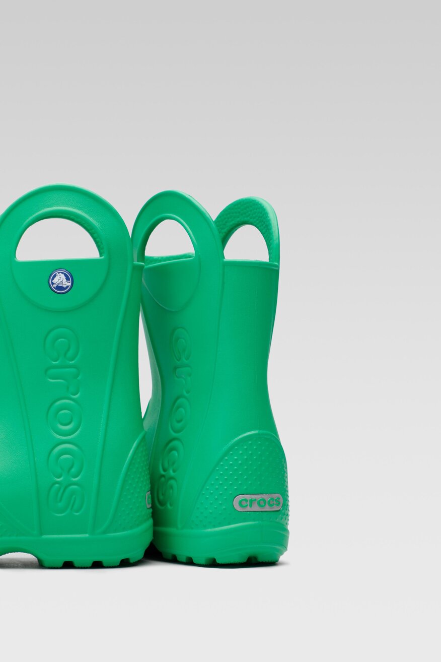 Kalosze Crocs HANDLE IT RAIN BOOT 12803-3E8 Zielony