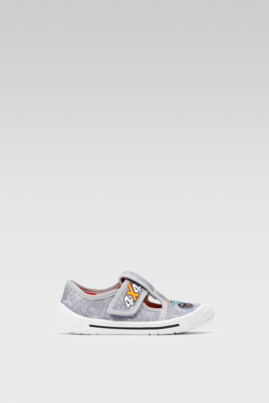 Kapcie MB 4SK3/42-28POIR-B Szary