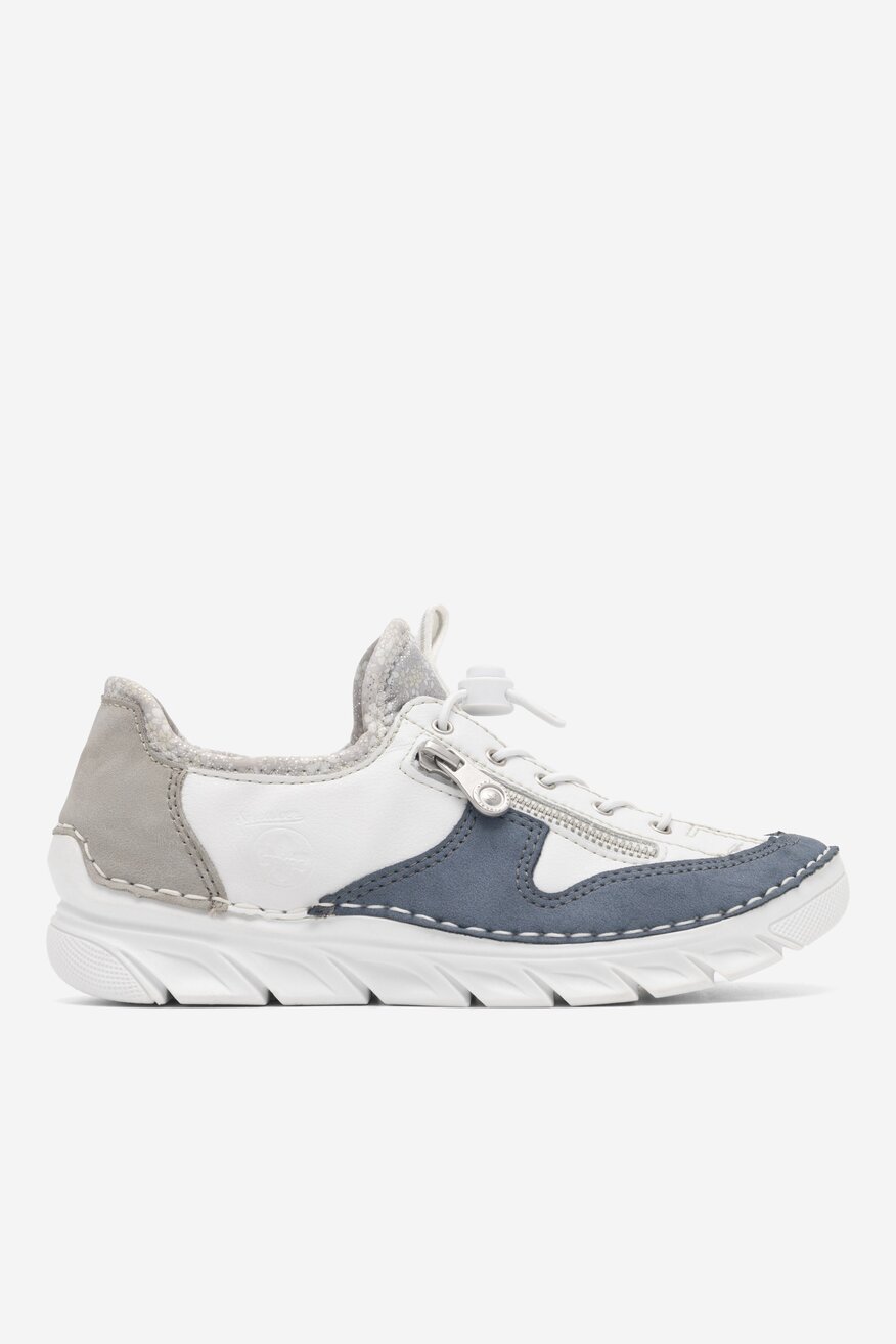 Półbuty Rieker 55064-80 Biały