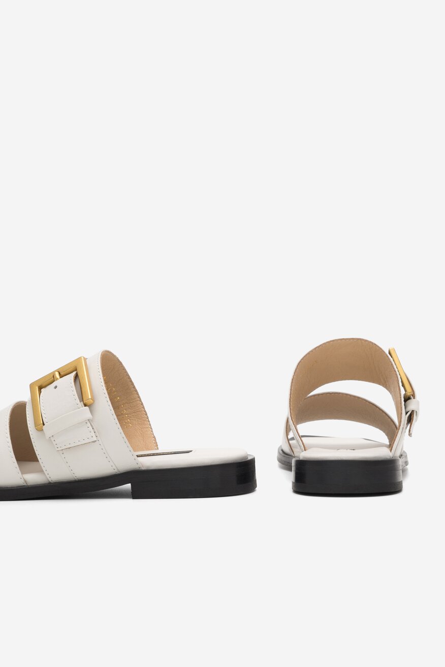 Klapki Gino Rossi NICOLA-23731 Biały