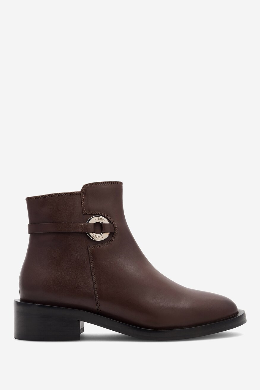 Botki Gino Rossi DORIS-110394 Brązowy
