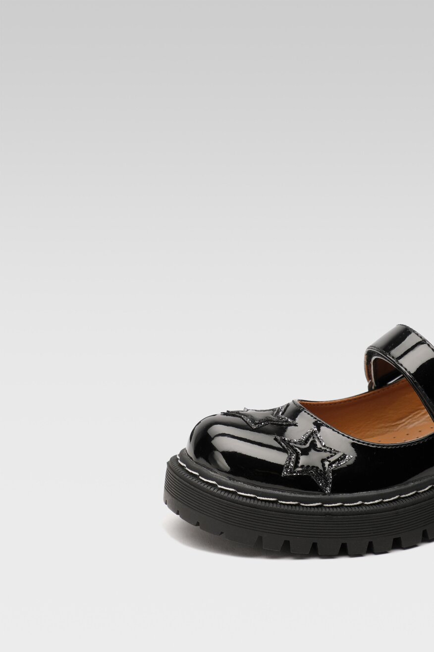 Półbuty DeeZee CS5587-07 Czarny