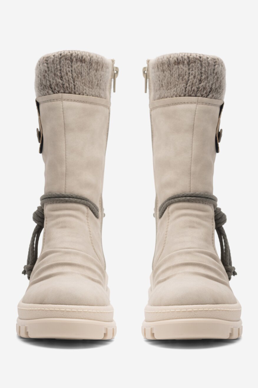 Kozaki Rieker X8283-60 Beżowy