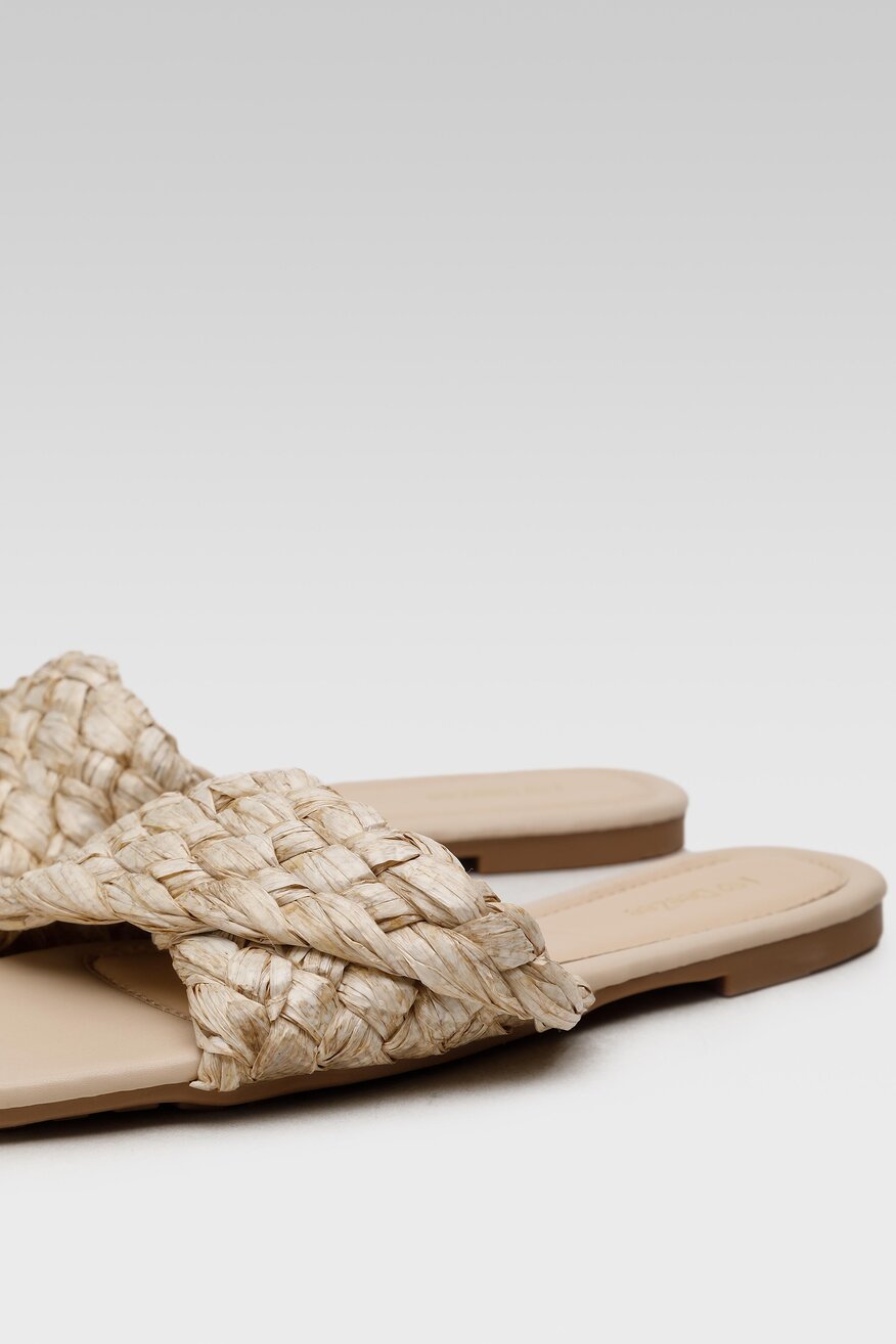 Klapki DeeZee KL-H300-5 Beżowy