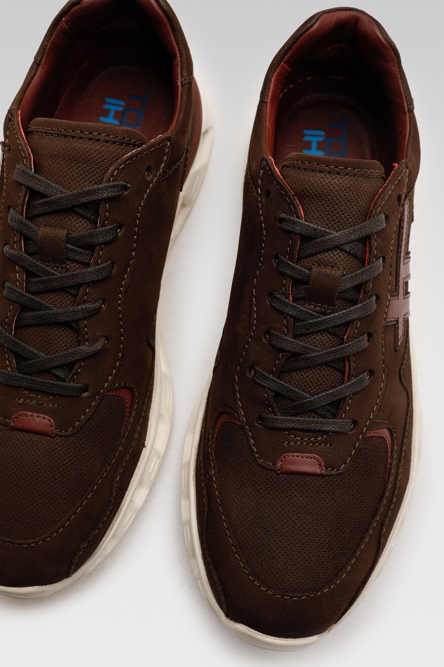 Półbuty Togoshi MI08-BREMER2-05 Brązowy