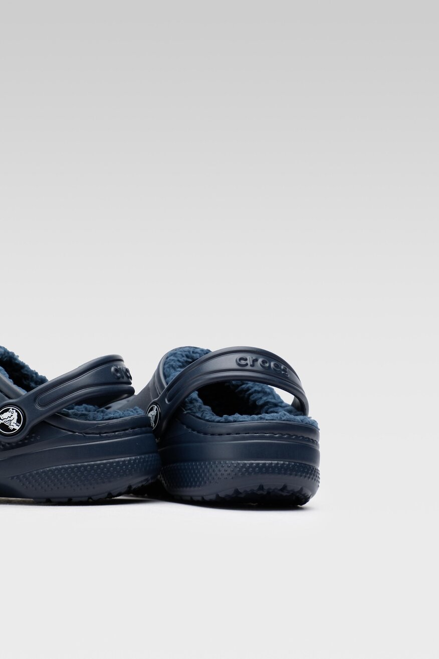 Klapki basenowe Crocs BAYA LINED CLOG K 207500-463 Granatowy