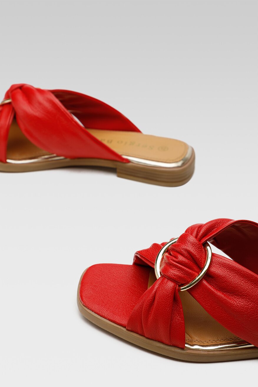 Klapki Sergio Bardi WI16-MENA-10SB Czerwony