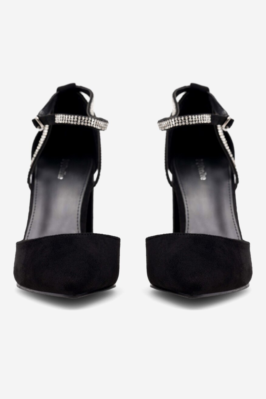 Czółenka DeeZee LISA KL-HT4587-21 Czarny