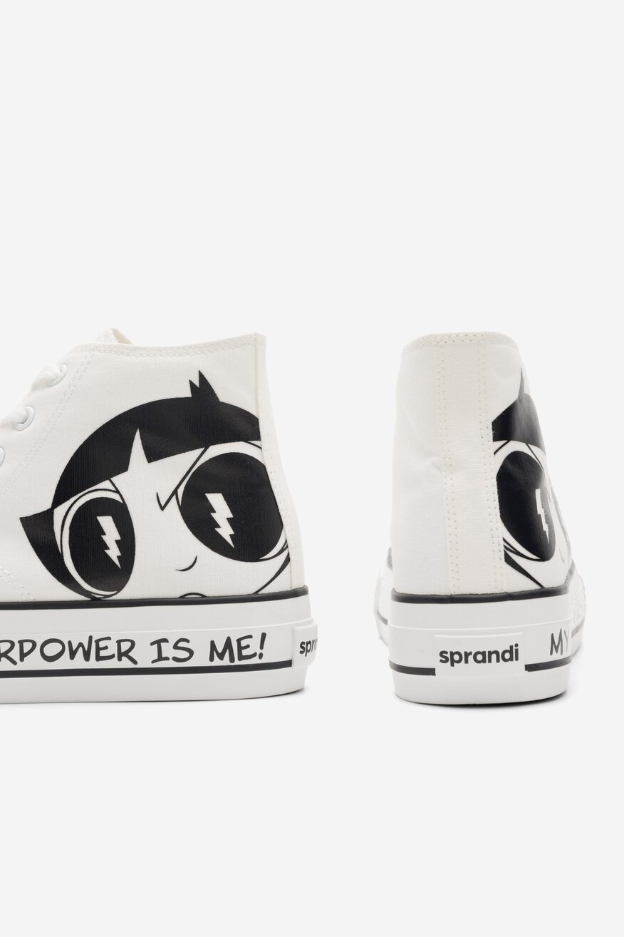 Trampki Sprandi GP40-AW23-116WBPPG Biały