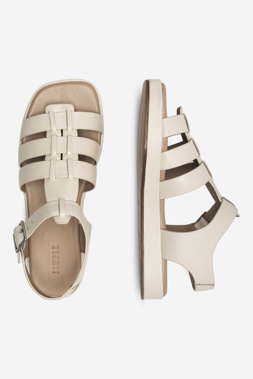 Sandały SIMPLE TARAZONA1-108151 Beżowy