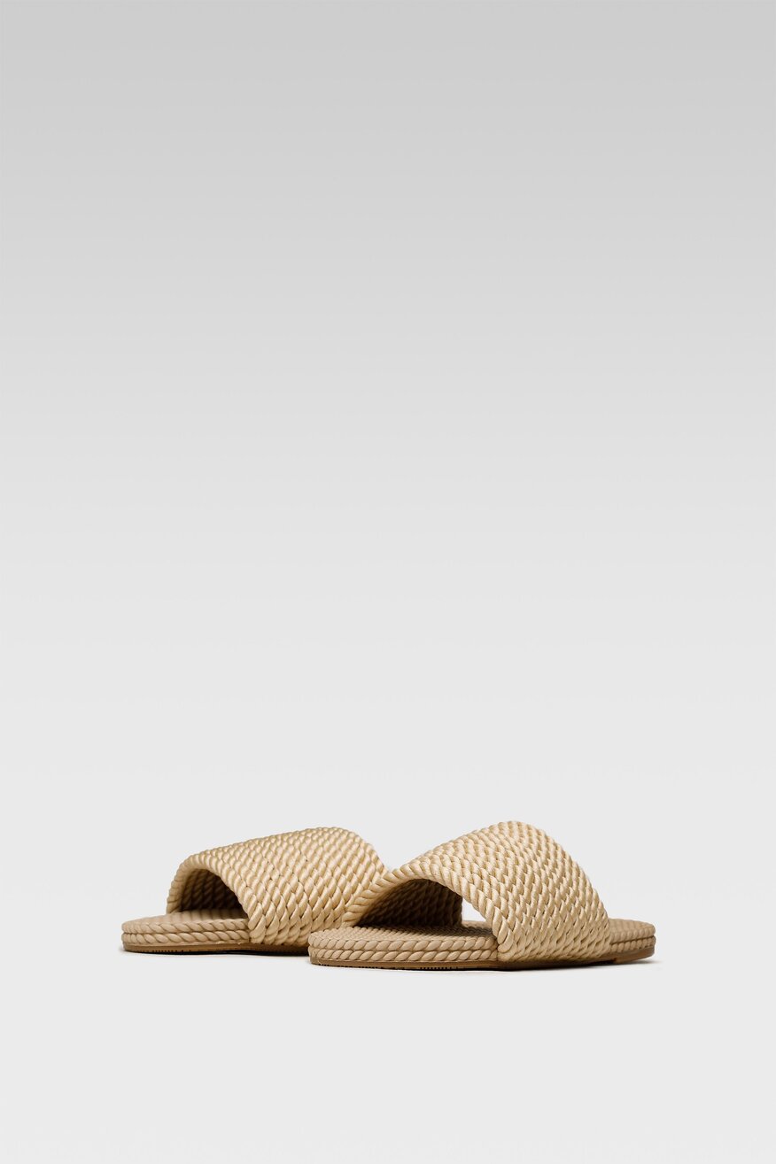 Klapki Bassano WFA1841-3 Beżowy