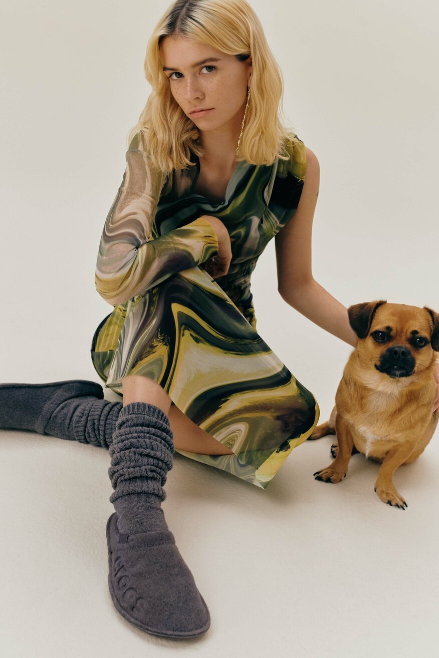 Kapcie Crocs BAYA SLIPPER 205917-0IF Szary