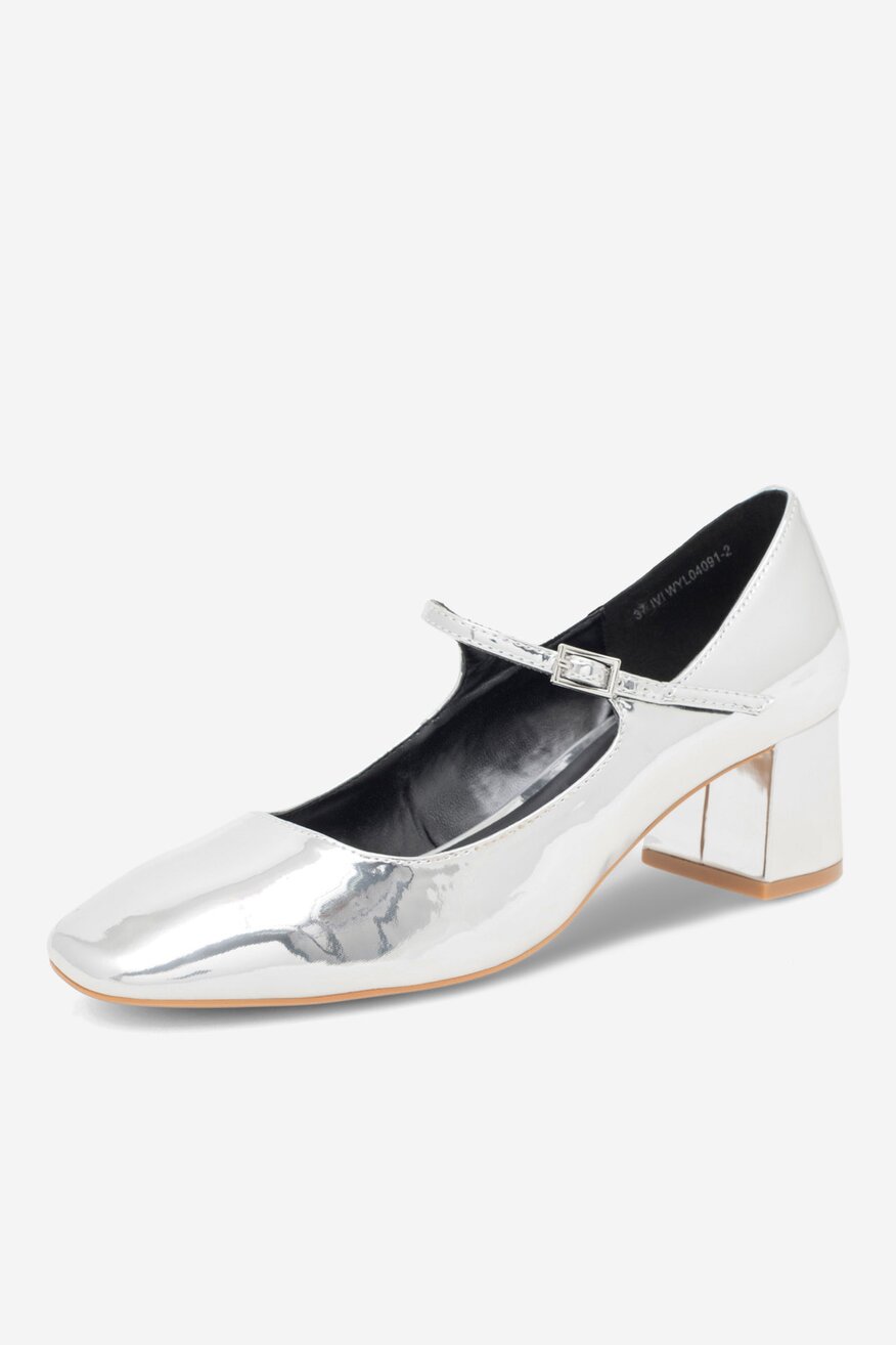 Czółenka Jenny Fairy IVI WYL04091-2 Srebrny