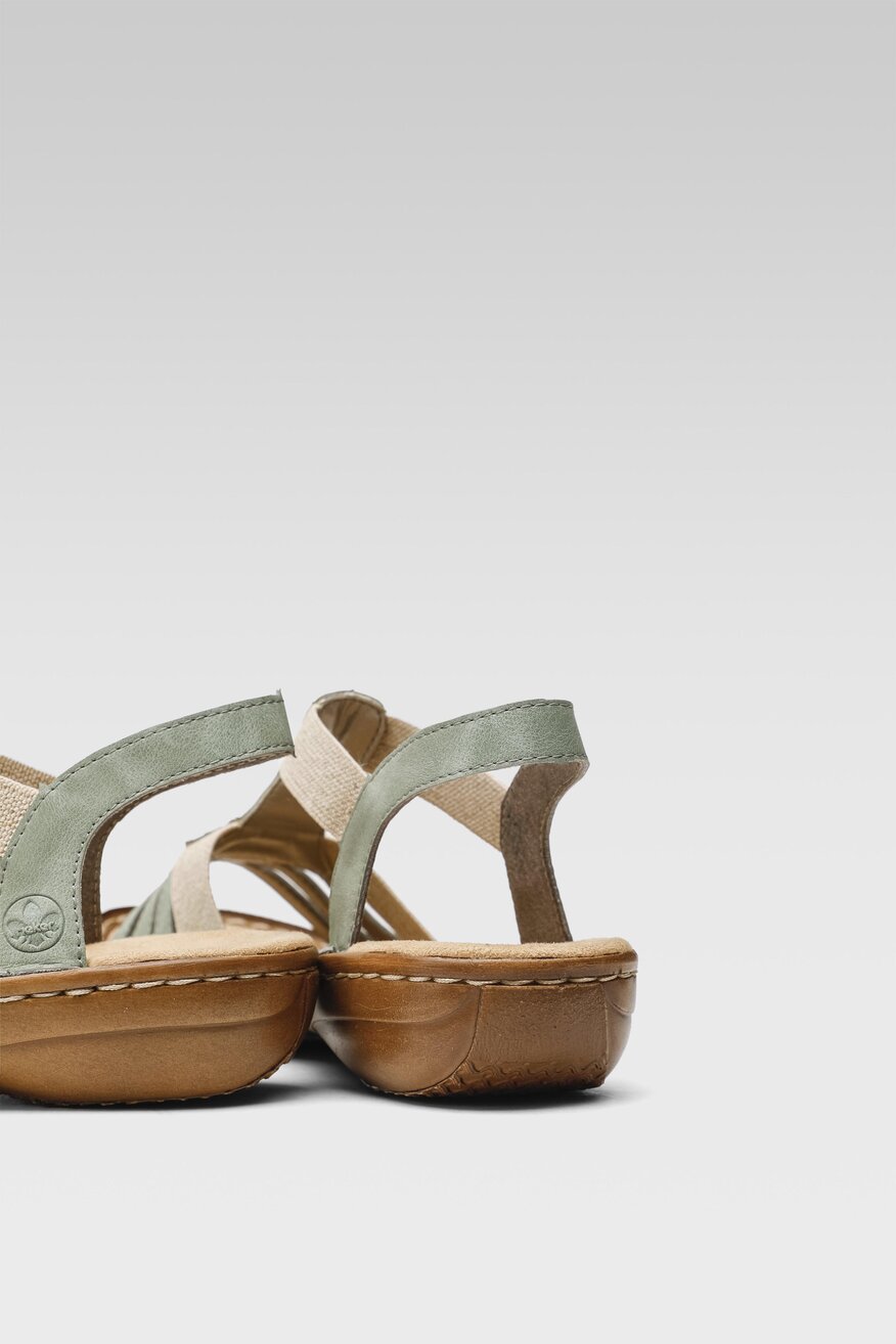 Sandały Rieker 60851-52 Zielony