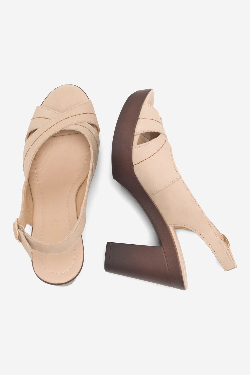 Sandały Lasocki POLTA EST-2025-12 Beżowy