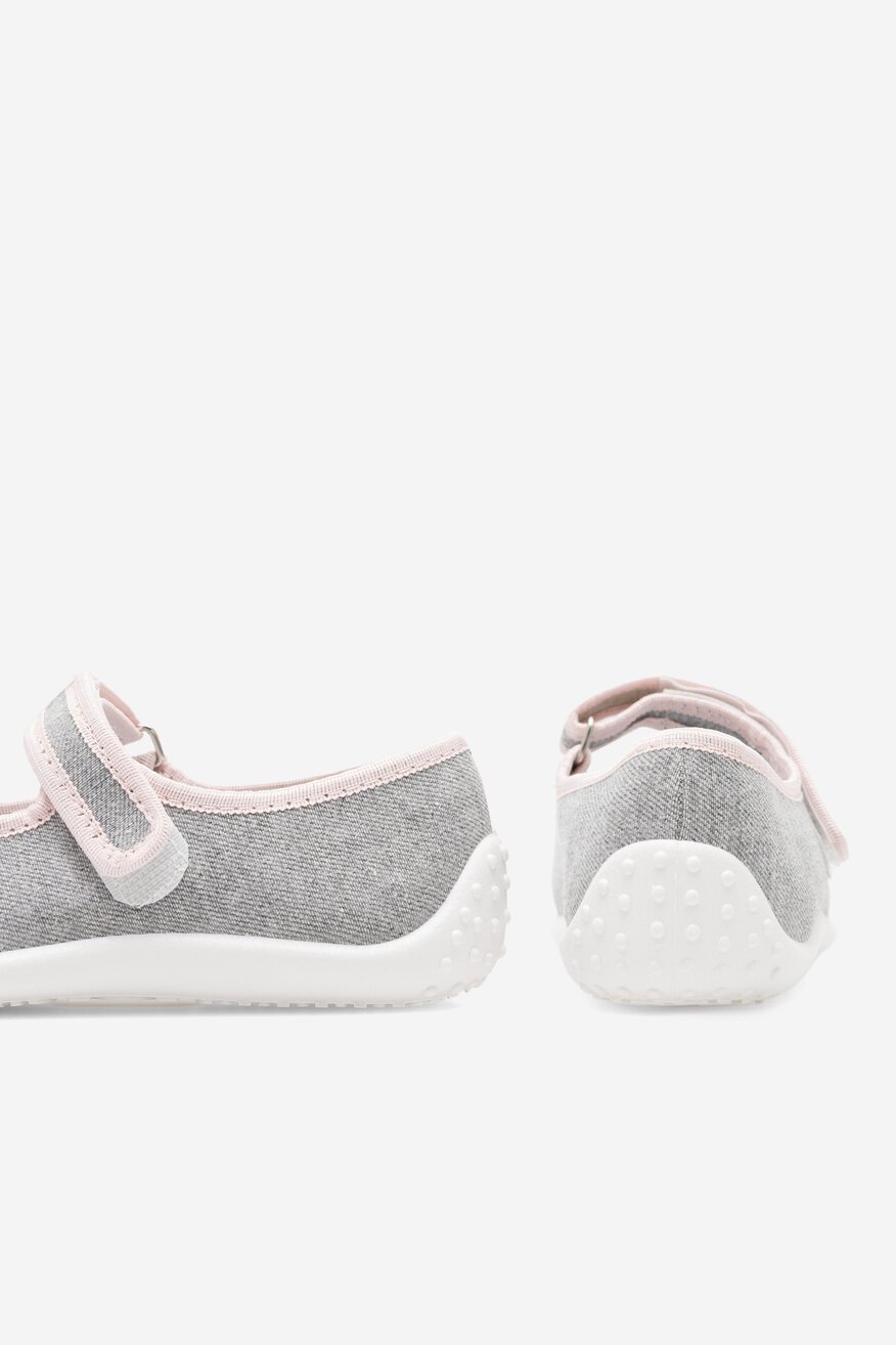 Kapcie Nelli Blu BALERINKI MOTYL IV Szary