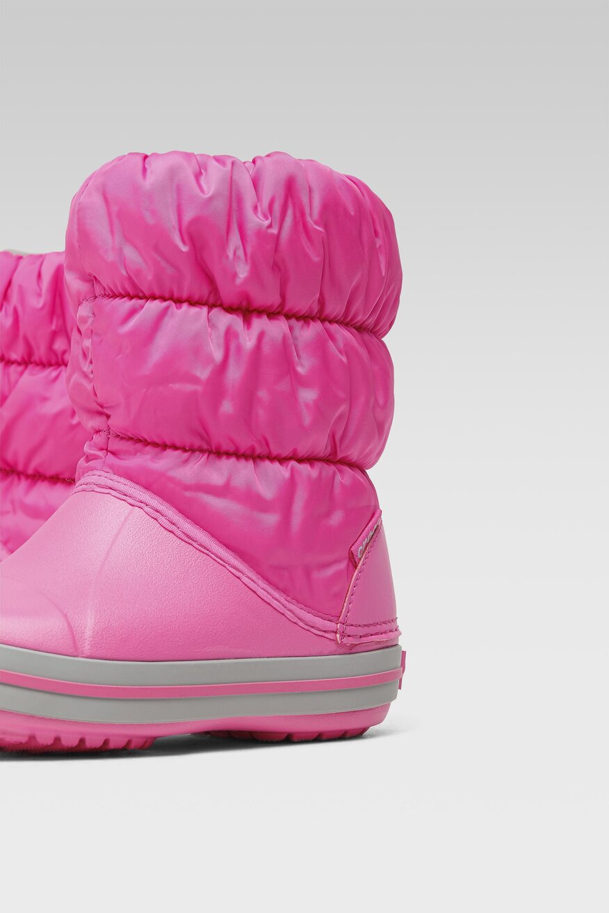 Kozaki Crocs WINTER PUFF BOOT KIDS 14613-6TR Różowy