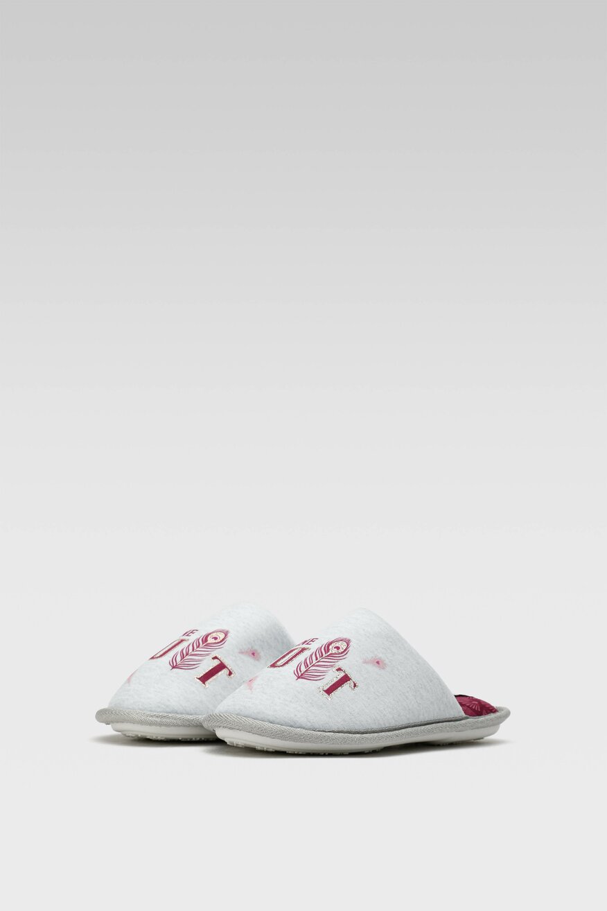 Kapcie Home&Relax 22SAG1016 Szary