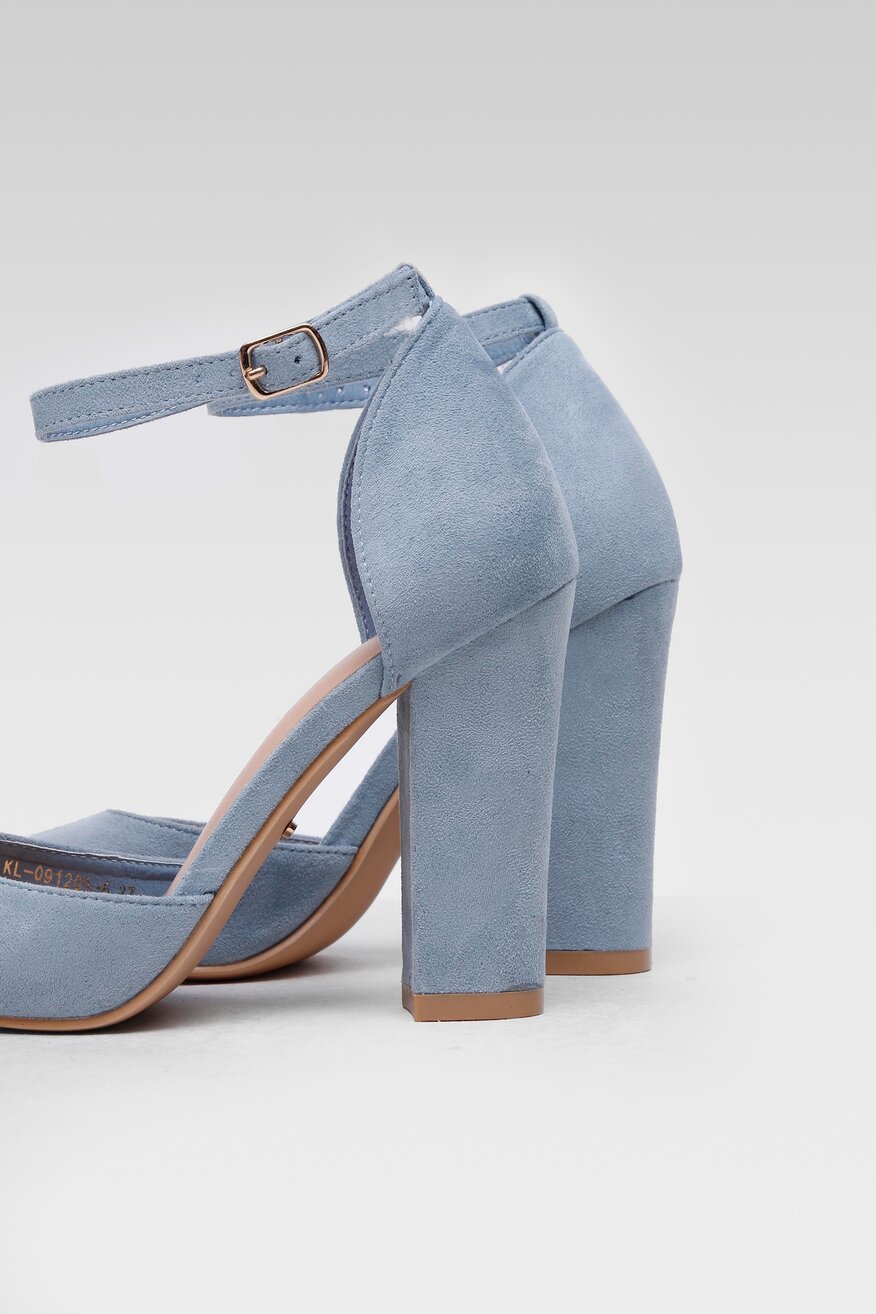 Czółenka DeeZee KL-091201-06 Niebieski