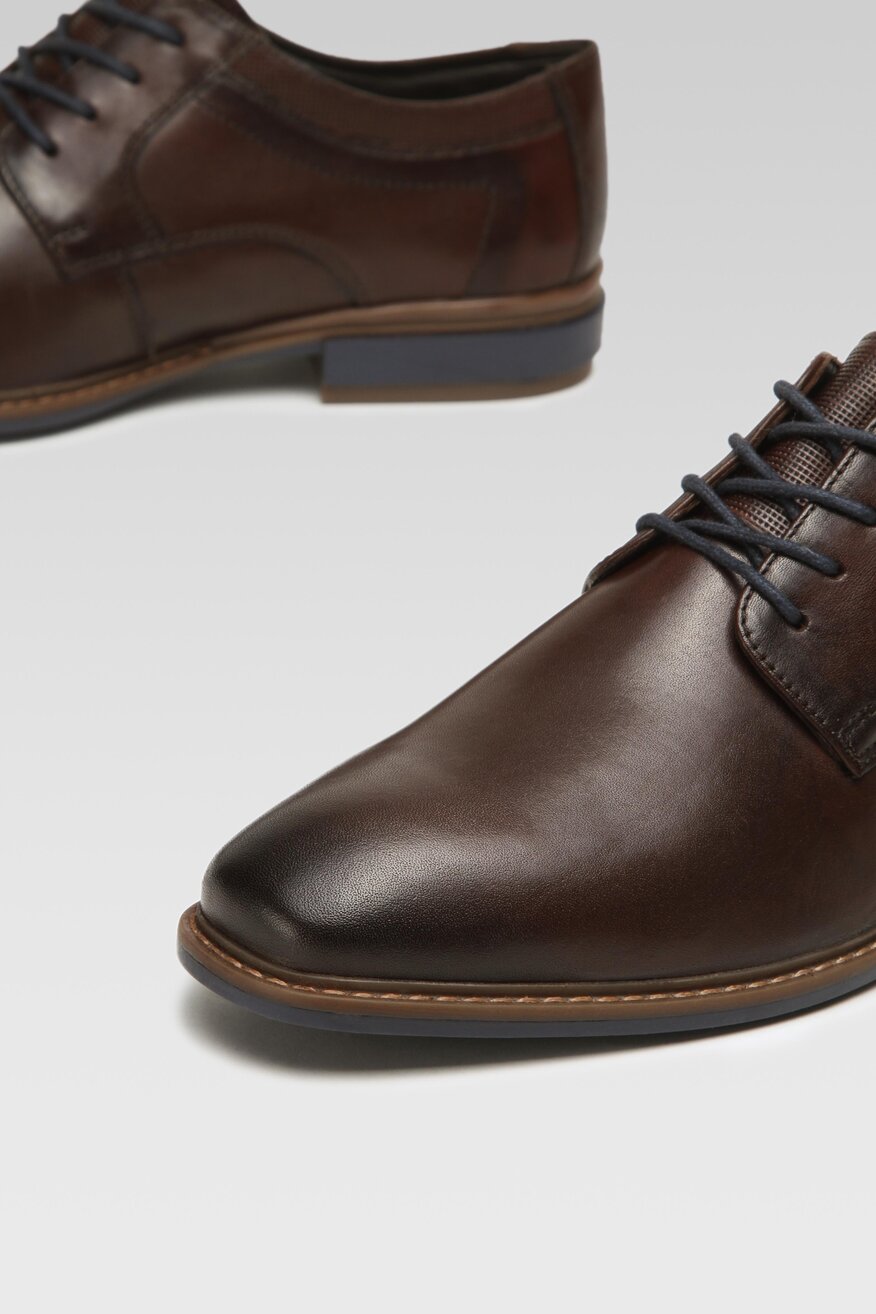 Półbuty Lasocki ZAHARY-09 MI07 Brązowy ciemny